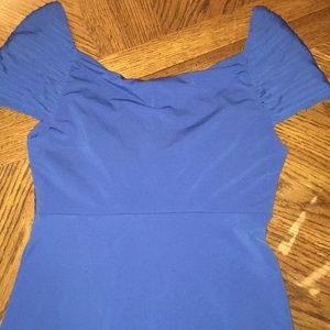 Robe Cocktail BCBG Max Azria - Bleu Larkspur - Taille S - Acétate/Spandex